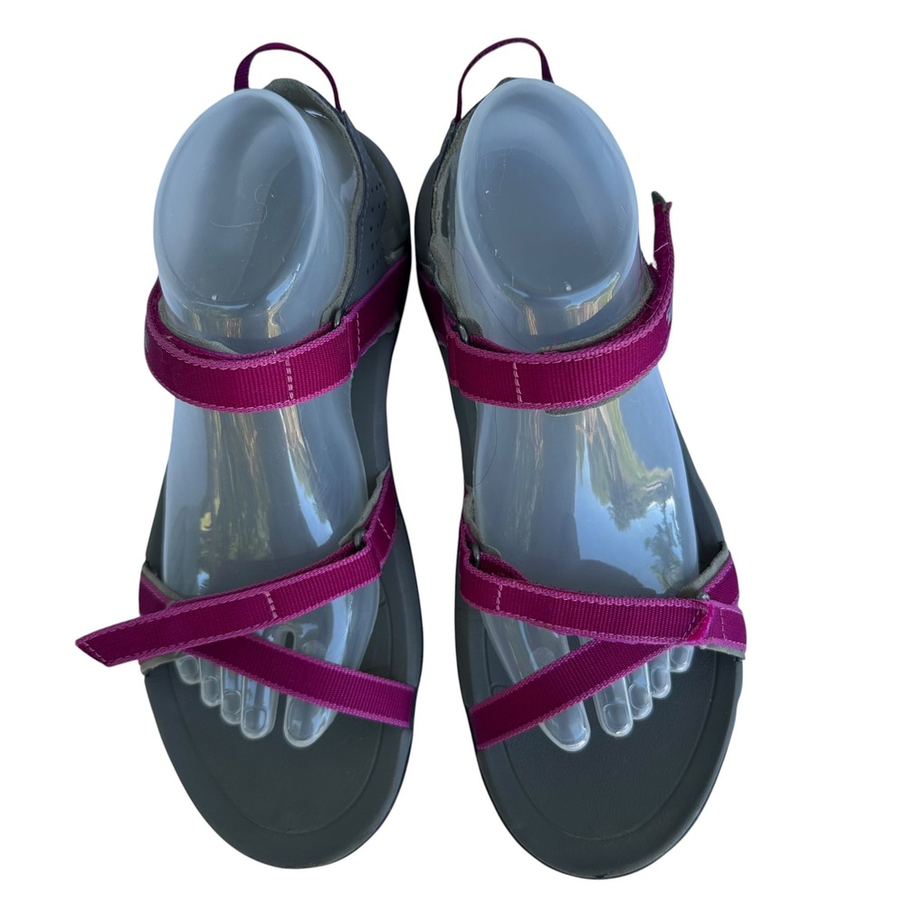 Teva Verra Sport Sandals Hiking Outdoor Strappy Pink Gray Womens 9.5 1006263